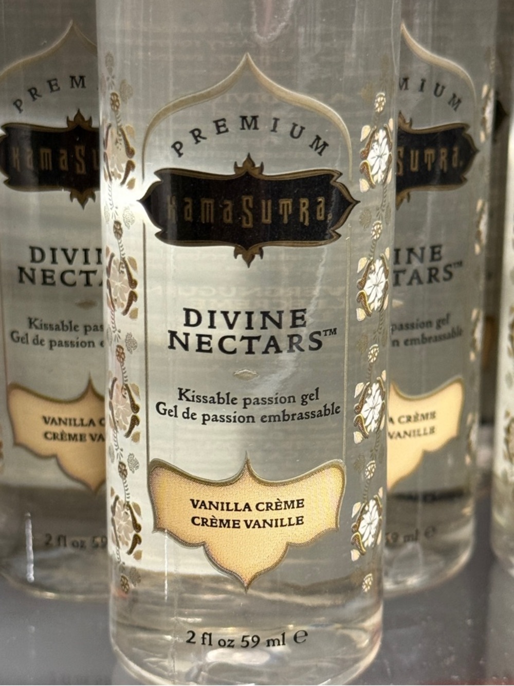 Kama Sutra Divine Nectars Vanilla Crème Kissable Massage Gel